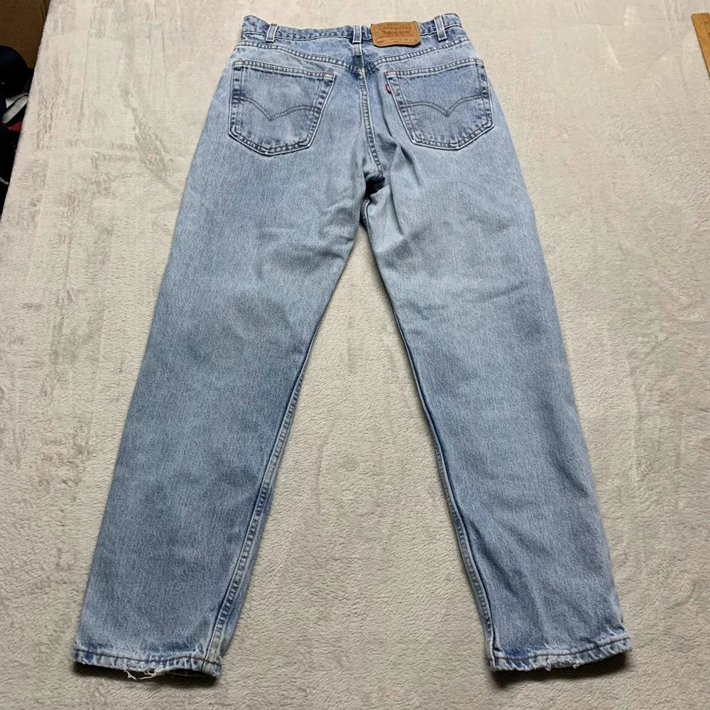 Vintage Levi's 550 Relaxed Fit USA Denim‎ Jeans 32x32 (Fits 31x33) Red Tab 90's
